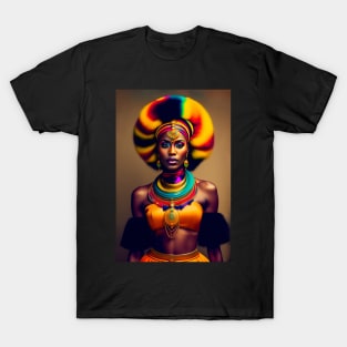 Colorful tribal queen 2 T-Shirt